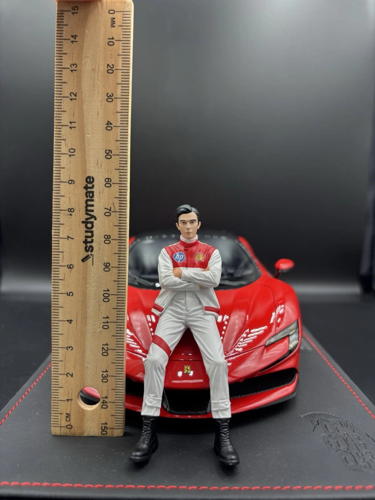 1/18 Scale Racing Driver Figure Motorsport Racer Diecast Supercar Diorama Model