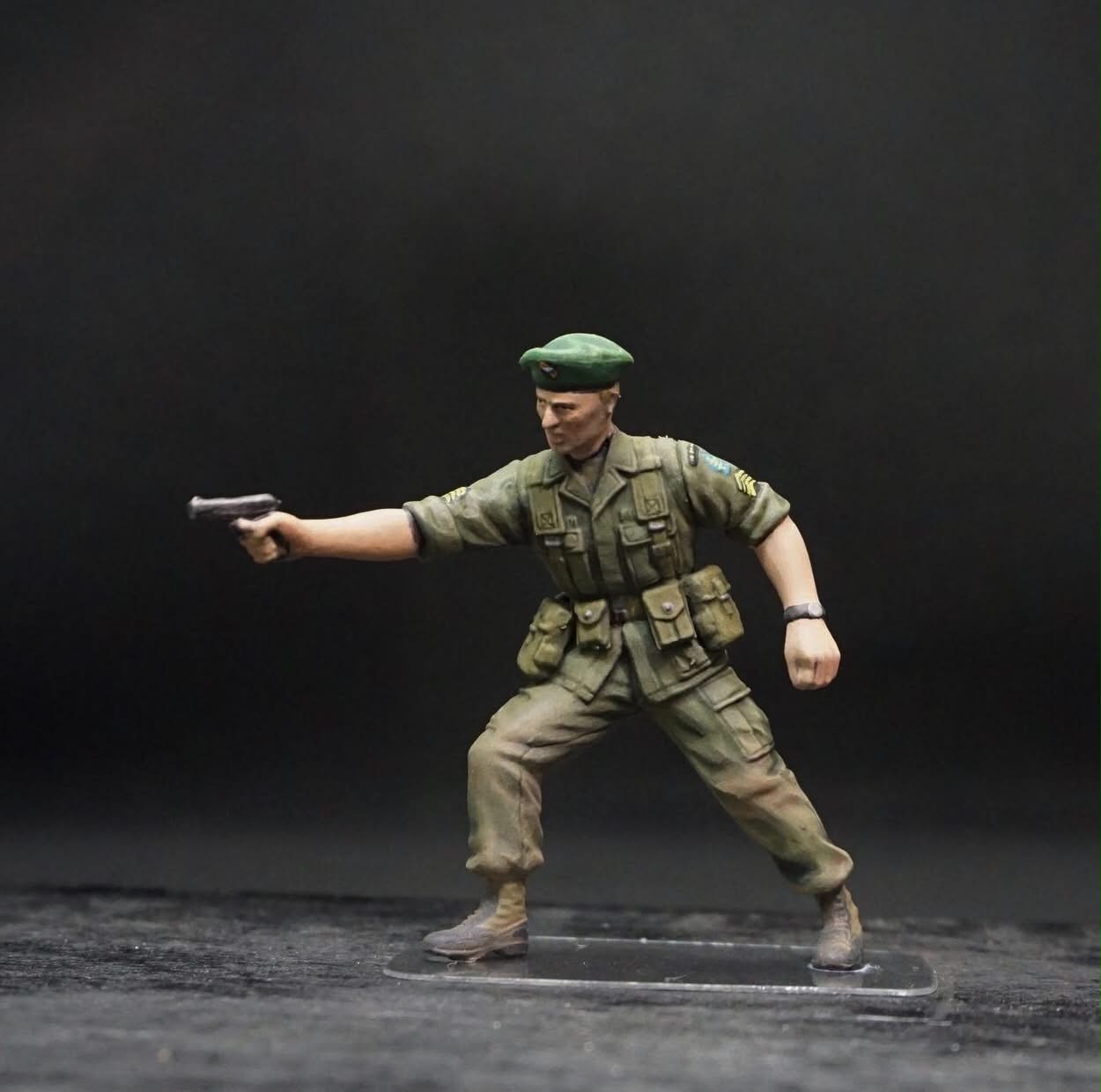 1/35 US Special Forces Green Berets Resin Figures Vietnam War Hand Painted Diorama Set