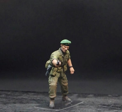 1/35 US Special Forces Green Berets Resin Figures Vietnam War Hand Painted Diorama Set