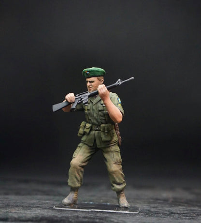 1/35 US Special Forces Green Berets Resin Figures Vietnam War Hand Painted Diorama Set