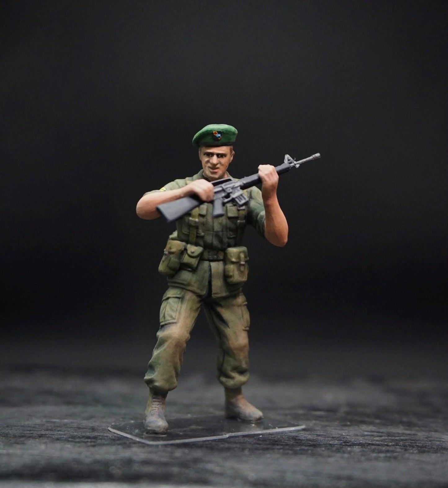 1/35 US Special Forces Green Berets Resin Figures Vietnam War Hand Painted Diorama Set