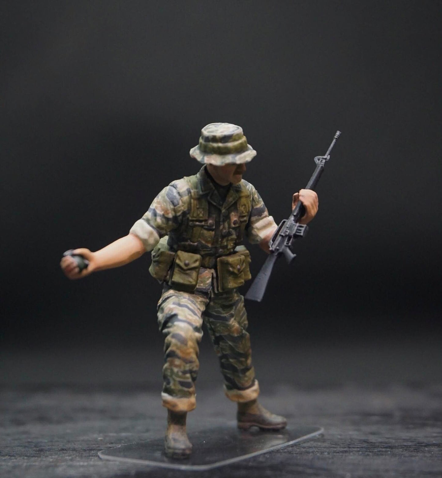 1/35 US Special Forces Green Berets Resin Figures Vietnam War Hand Painted Diorama Set