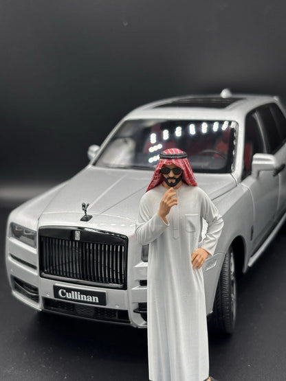 1/18 Dubai Millionaire Ver 1, Arab Figure for Diecast Cars