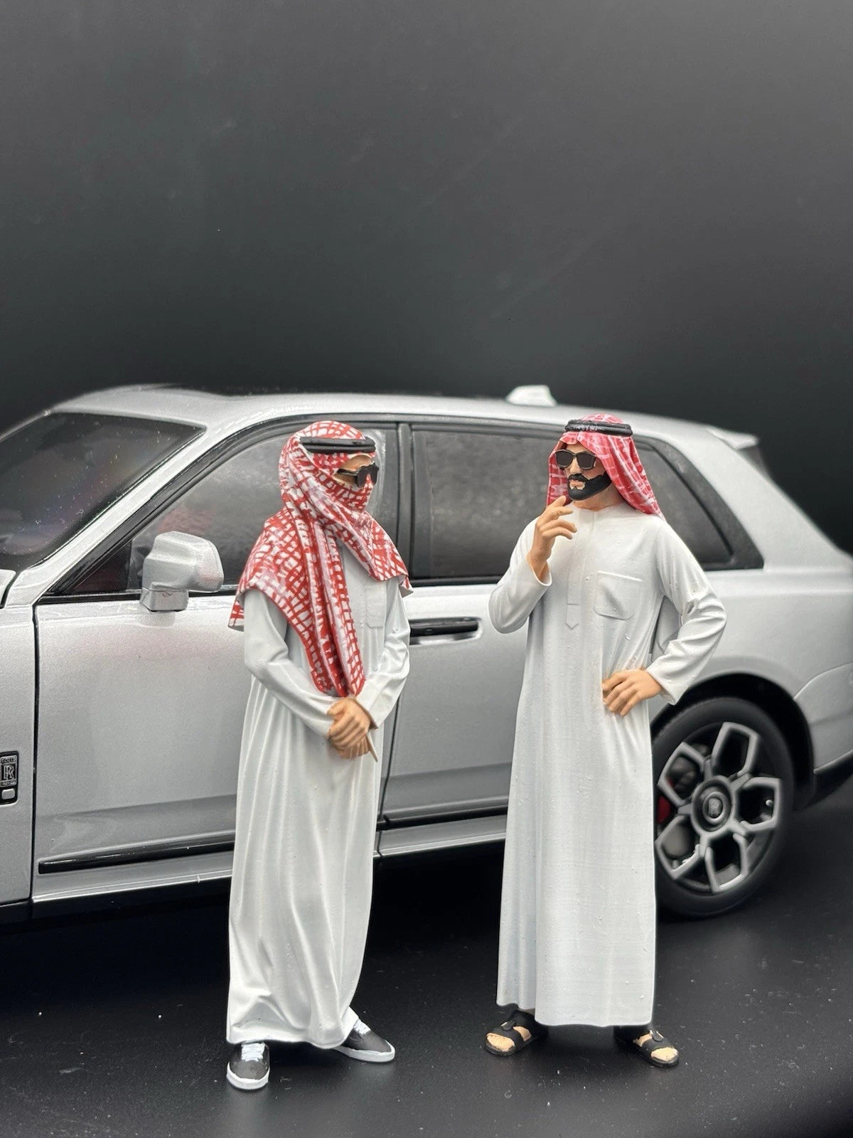1/18 Dubai Millionaire Ver 2, Arab Figure for Diecast Cars