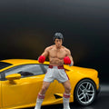 1/18 Rocky Balboa Boxer Movie Figure, Diorama for Diecast Cars