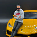 1/18 Streetwear Boy Figure Ver. 15 Urban Diorama for Diecast Cars Collection