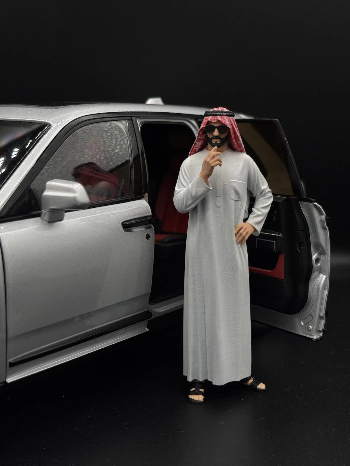 1/18 Dubai Millionaire Ver 1, Arab Figure for Diecast Cars