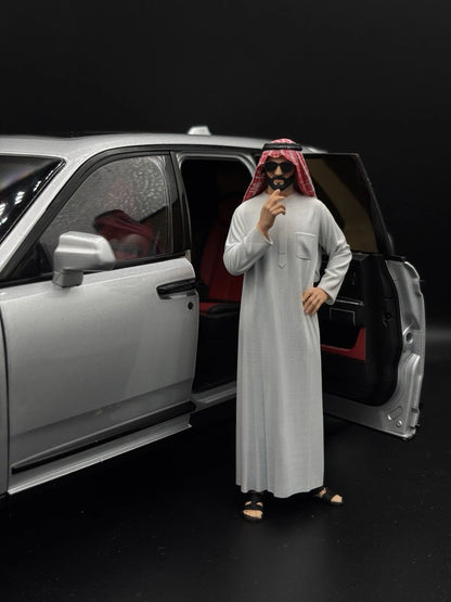1/18 Dubai Millionaire Ver 1, Arab Figure for Diecast Cars