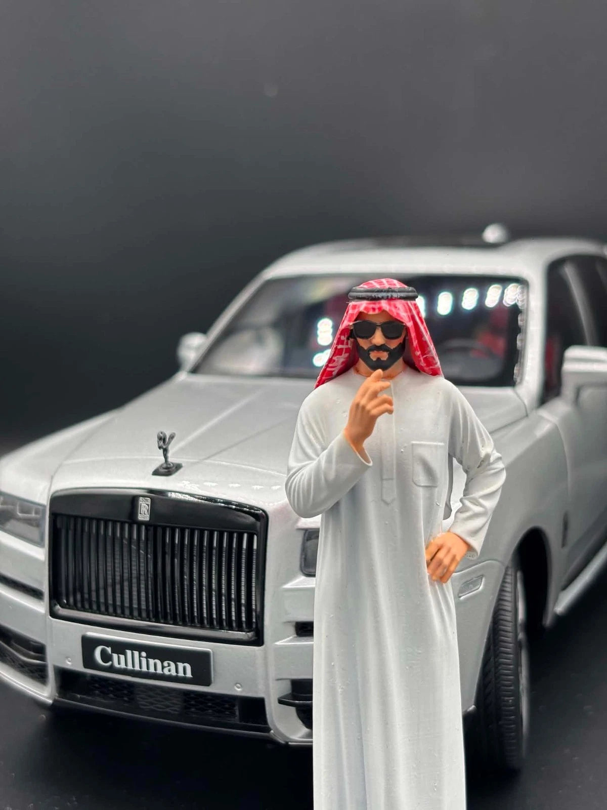 1/18 Dubai Millionaire Ver 1, Arab Figure for Diecast Cars