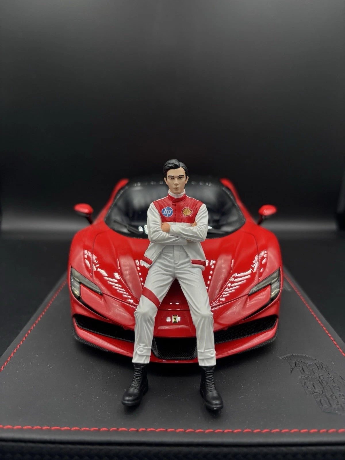 1/18 Scale Racing Driver Figure Motorsport Racer Diecast Supercar Diorama Model