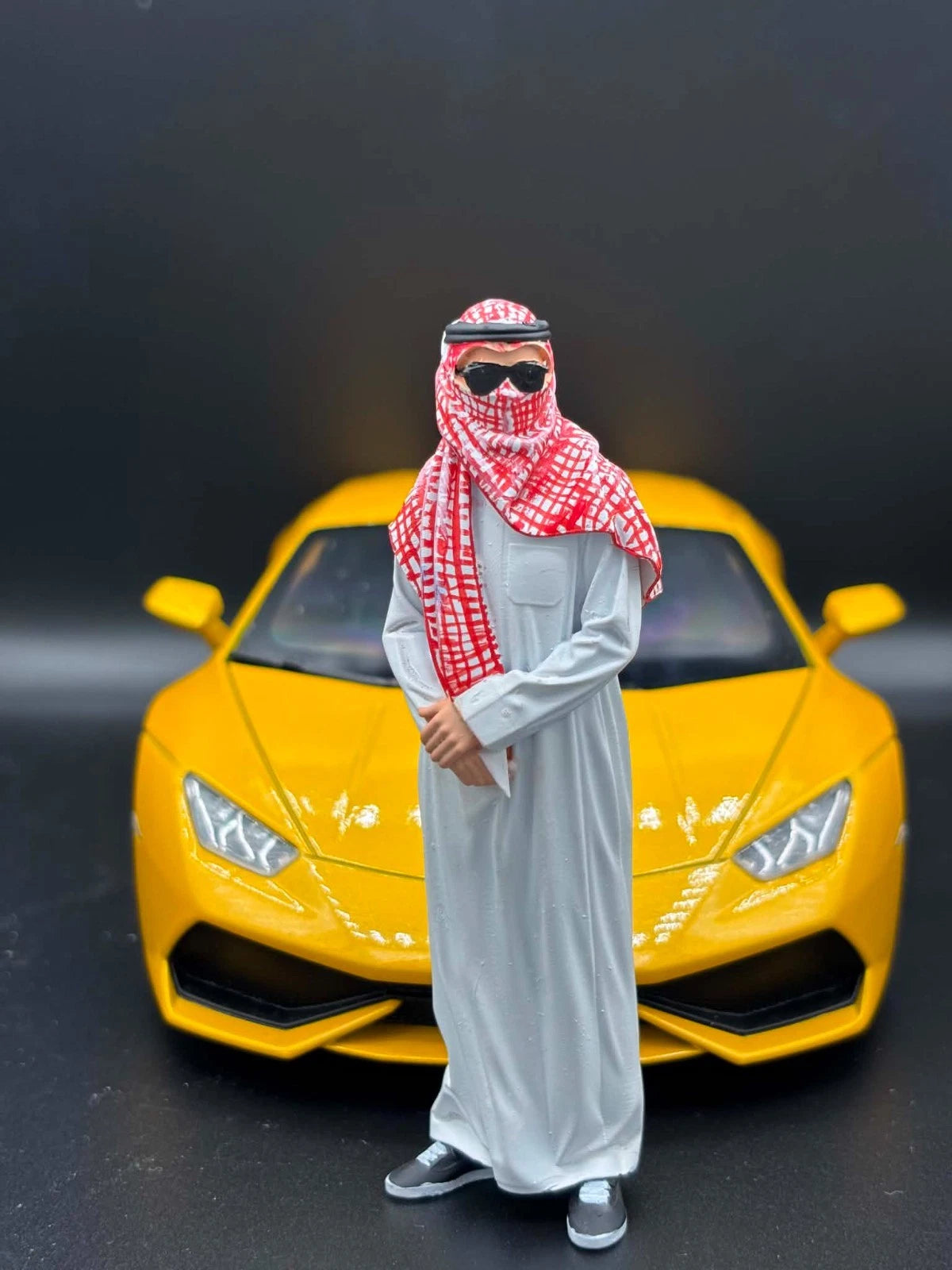 1/18 Dubai Millionaire Ver 2, Arab Figure for Diecast Cars