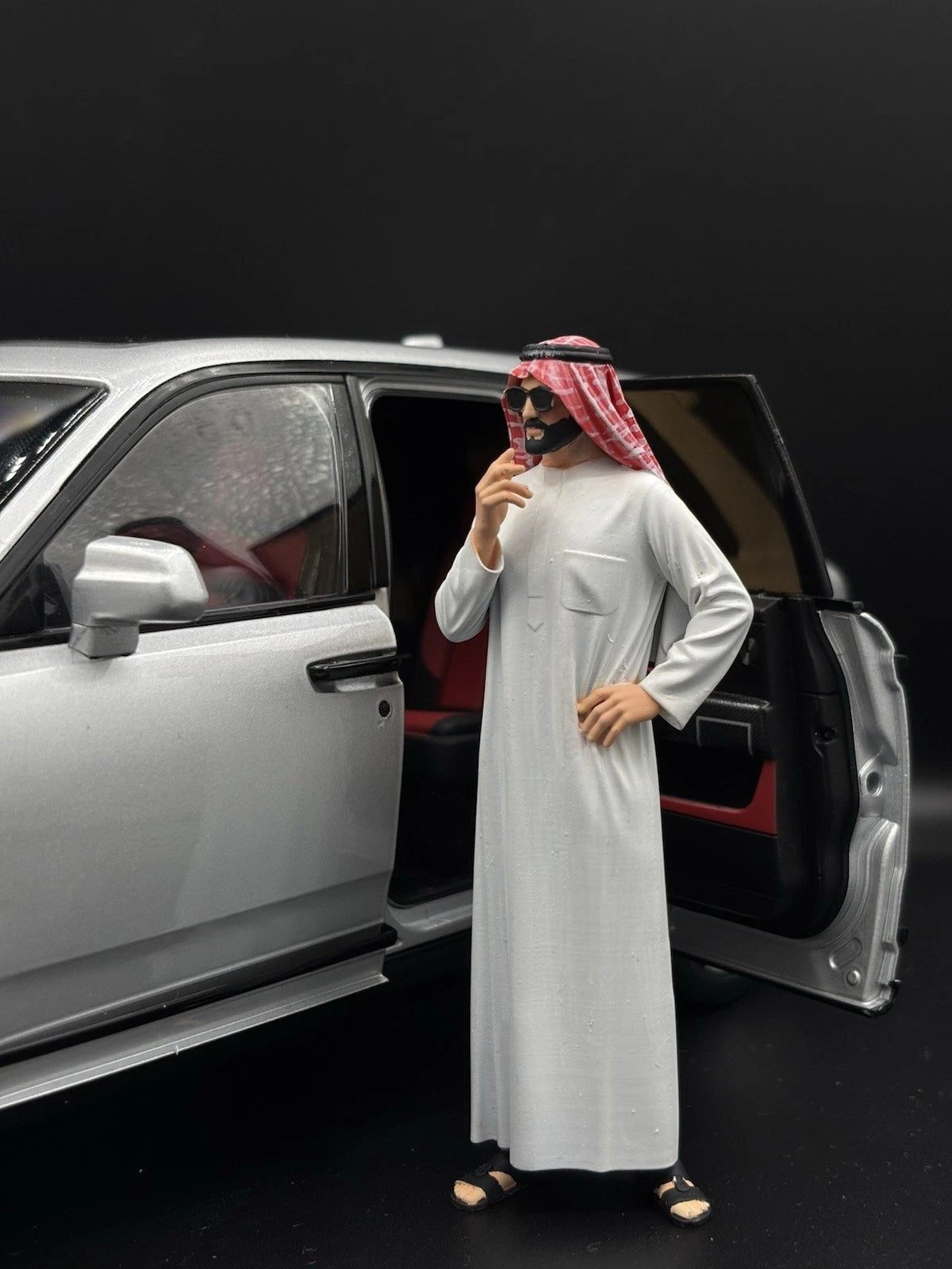 1/18 Dubai Millionaire Ver 1, Arab Figure for Diecast Cars