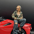 1/18 Streetwear Girl Figure Hypebeast Diorama for Diecast Cars