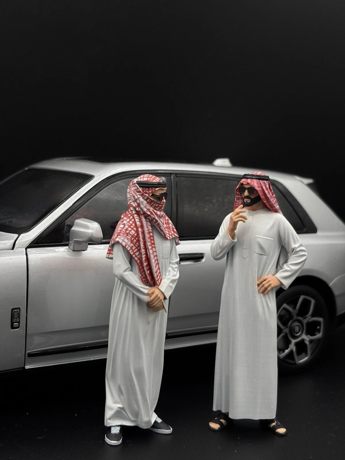 1/18 Dubai Millionaire Ver 1, Arab Figure for Diecast Cars