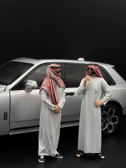 1/18 Dubai Millionaire Ver 1, Arab Figure for Diecast Cars