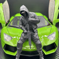 1/18 Streetwear Boy Figure Ver. 10 Urban Diorama for Diecast Cars Collection