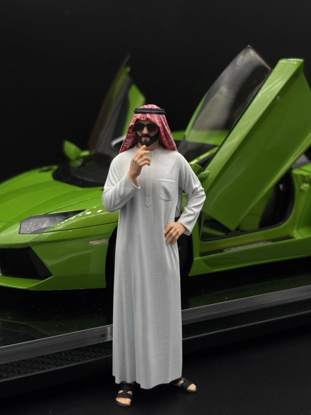 1/18 Dubai Millionaire Ver 1, Arab Figure for Diecast Cars