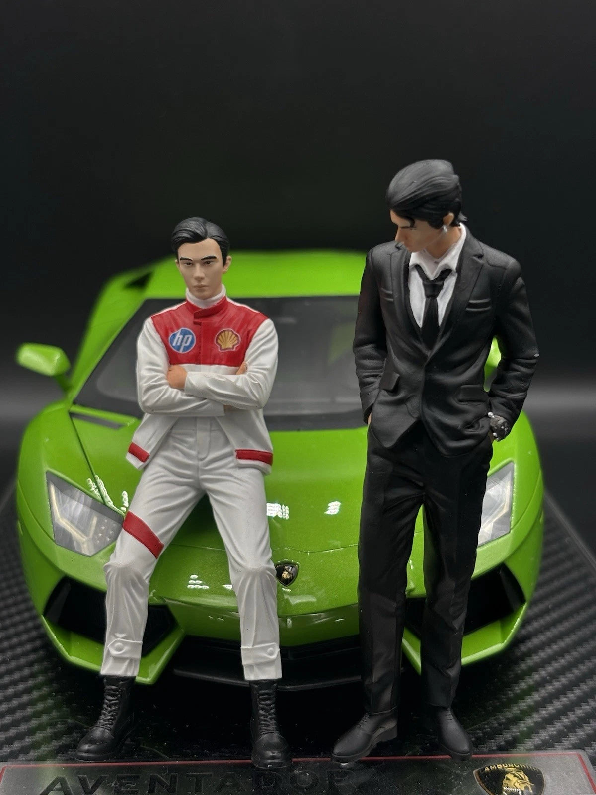 1/18 Scale Racing Driver Figure Motorsport Racer Diecast Supercar Diorama Model