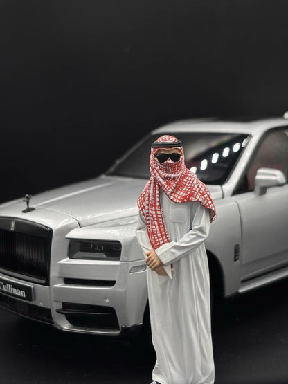 1/18 Dubai Millionaire Ver 2, Arab Figure for Diecast Cars