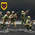 1/35 Vietnam War ARVN Rangers Figure Set, Hand Painted South Vietnamese Soldiers, Saigon 1968 Military Diorama, 4 Figures