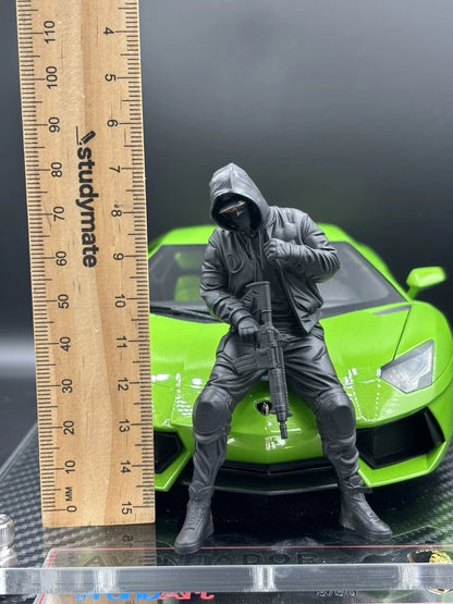 1/18 Streetwear Boy Figure Ver. 10 Urban Diorama for Diecast Cars Collection