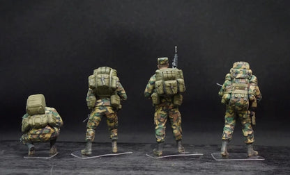 1/35 US Special Forces 4 Hand Painted Miniature Figures Diorama Set