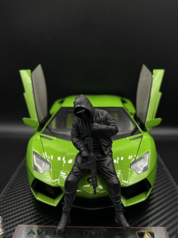 1/18 Streetwear Boy Figure Ver. 10 Urban Diorama for Diecast Cars Collection