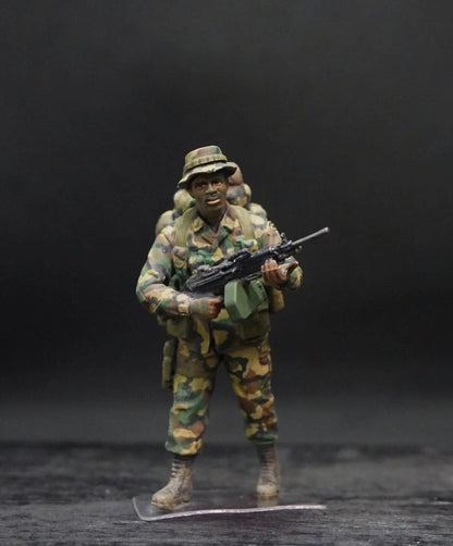1/35 US Special Forces 4 Hand Painted Miniature Figures Diorama Set