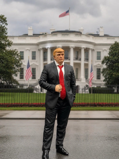 1/18 Donald Trump U.S President Figure Diorama for Diecast Cars Collection