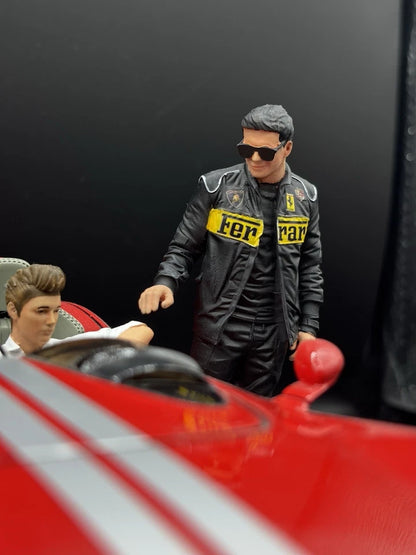 1/18 Sports Car Enthusiast Male Figure Diorama for Diecast Cars