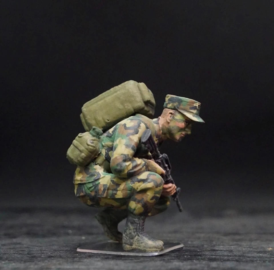 1/35 US Special Forces 4 Hand Painted Miniature Figures Diorama Set