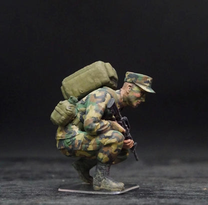 1/35 US Special Forces 4 Hand Painted Miniature Figures Diorama Set