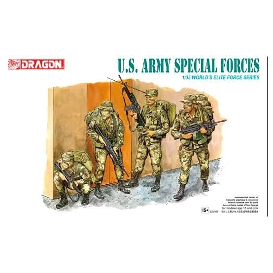 1/35 US Special Forces 4 Hand Painted Miniature Figures Diorama Set