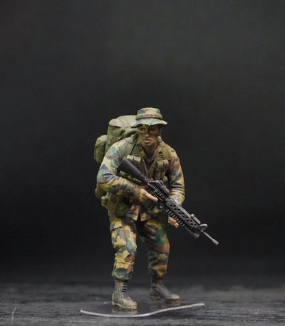 1/35 US Special Forces 4 Hand Painted Miniature Figures Diorama Set