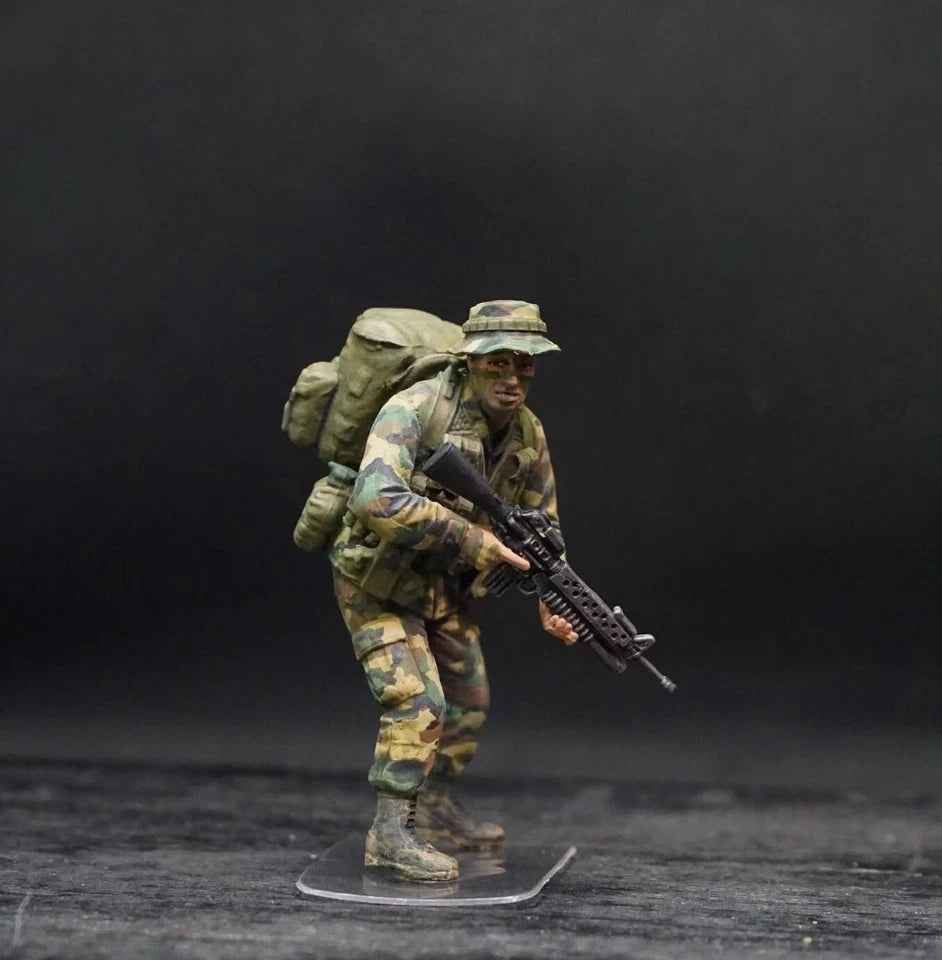 1/35 US Special Forces 4 Hand Painted Miniature Figures Diorama Set
