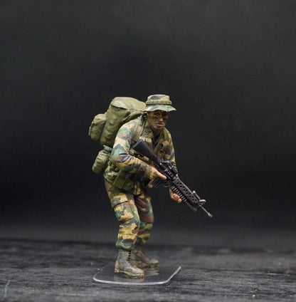 1/35 US Special Forces 4 Hand Painted Miniature Figures Diorama Set